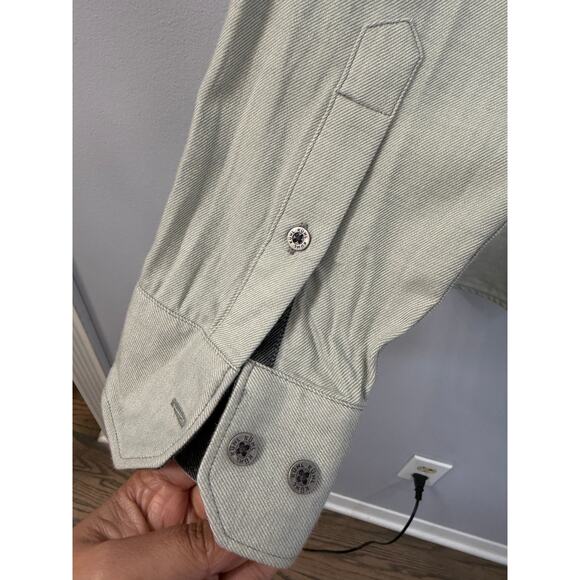 Kuhl Dillingr Flannel Cotton Blend Button Down Long Sleeve Men's Sz XL - Picture 13 of 13